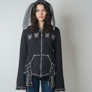 Tripp Skelanimals hoodie jacket size small